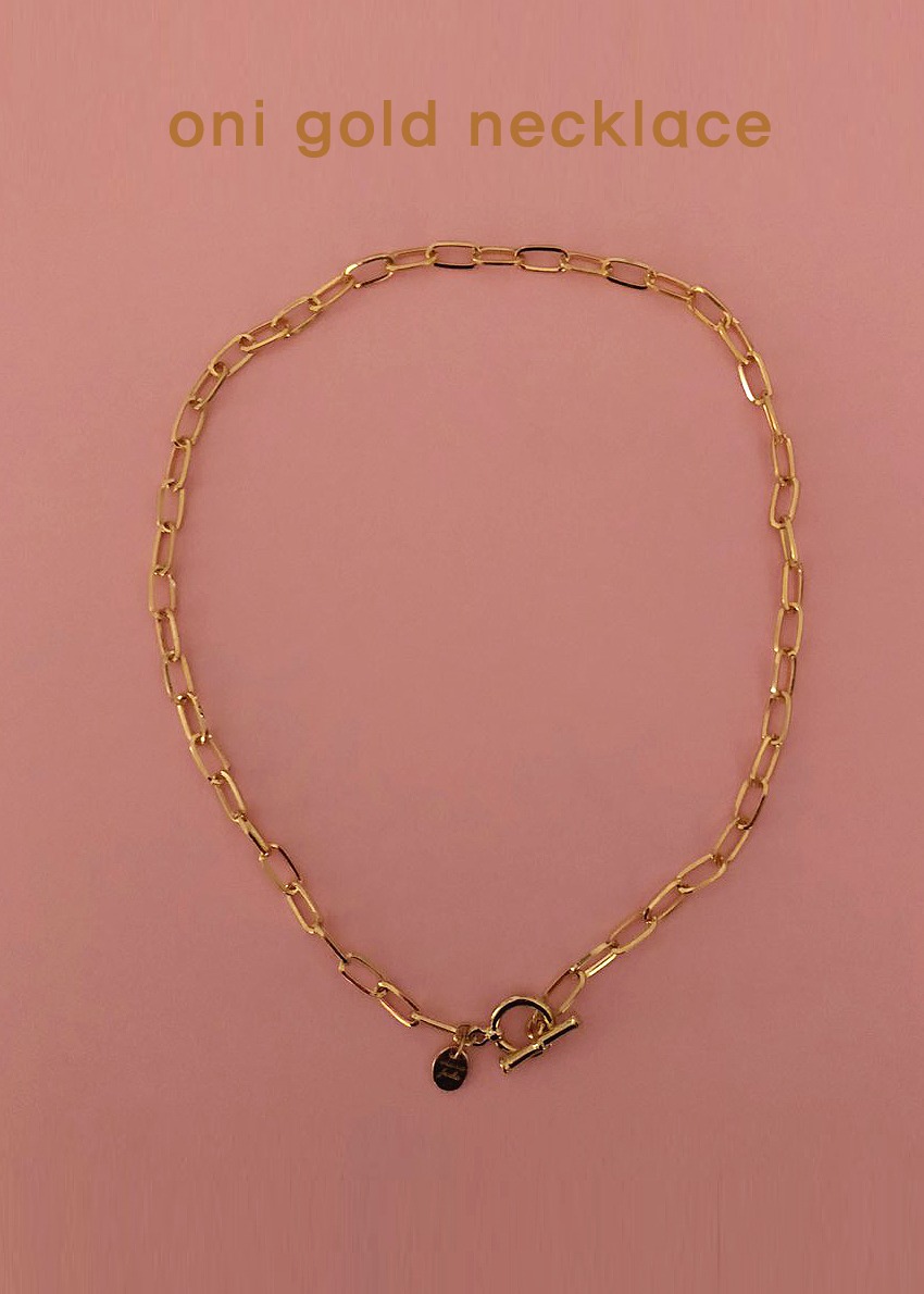 oni gold necklace