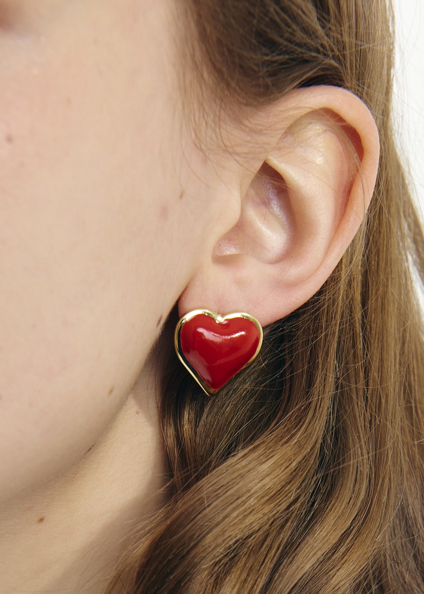 Red One Herat Earring