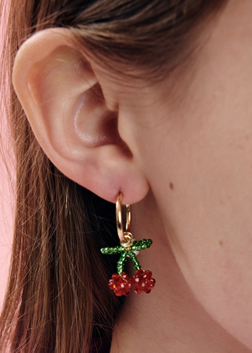 Strawberry earring